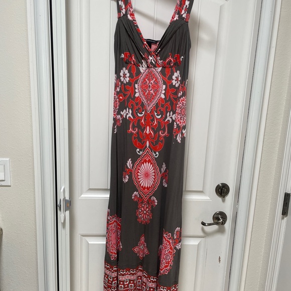 INC International Concepts Dresses & Skirts - INC International Concepts Tank Maxi Dress. Pleated Crossover front. Size Large.